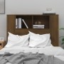 Armario cabecero marrón roble 100x18,5x104,5 cm de vidaXL, Cabeceros y pies de cama - Ref: Foro24-817266, Precio: 77,44 €, De...