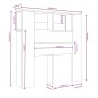 Armario cabecero marrón roble 100x18,5x104,5 cm de vidaXL, Cabeceros y pies de cama - Ref: Foro24-817266, Precio: 77,44 €, De...