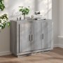 Aparador de madera contrachapada gris Sonoma 92x35x75 cm de vidaXL, Aparadores - Ref: Foro24-817241, Precio: 91,31 €, Descuen...