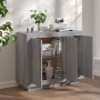 Aparador de madera contrachapada gris Sonoma 92x35x75 cm de vidaXL, Aparadores - Ref: Foro24-817241, Precio: 91,31 €, Descuen...