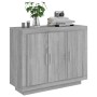 Aparador de madera contrachapada gris Sonoma 92x35x75 cm de vidaXL, Aparadores - Ref: Foro24-817241, Precio: 91,31 €, Descuen...