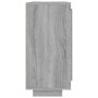 Aparador de madera contrachapada gris Sonoma 92x35x75 cm de vidaXL, Aparadores - Ref: Foro24-817241, Precio: 91,31 €, Descuen...