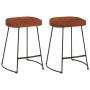 Taburetes de bar Gavin 2 uds madera mango maciza 45x38x53 cm de vidaXL, Taburetes de cocina - Ref: Foro24-344914, Precio: 112...
