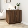 Aparador de madera contrachapada roble marrón 80x40x75 cm de vidaXL, Aparadores - Ref: Foro24-817236, Precio: 92,76 €, Descue...