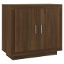 Aparador de madera contrachapada roble marrón 80x40x75 cm de vidaXL, Aparadores - Ref: Foro24-817236, Precio: 92,76 €, Descue...