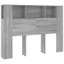 Mueble cabecero color gris Sonoma 140x18,5x104,5 cm de vidaXL, Cabeceros y pies de cama - Ref: Foro24-817271, Precio: 61,14 €...