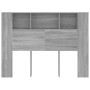 Mueble cabecero color gris Sonoma 140x18,5x104,5 cm de vidaXL, Cabeceros y pies de cama - Ref: Foro24-817271, Precio: 61,14 €...