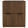 Aparador de madera contrachapada roble marrón 60x30x70 cm de vidaXL, Aparadores - Ref: Foro24-816996, Precio: 67,52 €, Descue...