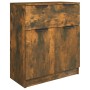 Aparador madera contrachapada color roble ahumado 60x30x70 cm de vidaXL, Aparadores - Ref: Foro24-816991, Precio: 71,29 €, De...