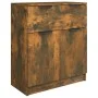 Aparador madera contrachapada color roble ahumado 60x30x70 cm de vidaXL, Aparadores - Ref: Foro24-816991, Precio: 70,36 €, De...