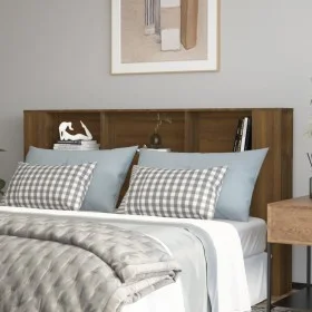 Brown oak headboard furniture 180x18.5x104.5 cm by vidaXL, Headboards and footboards - Ref: Foro24-817278, Price: 94,16 €, Di...