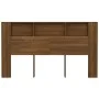 Mueble cabecero roble marrón 180x18,5x104,5 cm de vidaXL, Cabeceros y pies de cama - Ref: Foro24-817278, Precio: 94,16 €, Des...