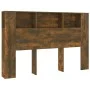 Mueble cabecero color roble ahumado 160x18,5x104,5 cm de vidaXL, Cabeceros y pies de cama - Ref: Foro24-817273, Precio: 63,91...
