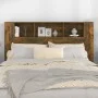 Mueble cabecero color roble ahumado 160x18,5x104,5 cm de vidaXL, Cabeceros y pies de cama - Ref: Foro24-817273, Precio: 63,91...