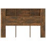 Mueble cabecero color roble ahumado 160x18,5x104,5 cm de vidaXL, Cabeceros y pies de cama - Ref: Foro24-817273, Precio: 64,67...