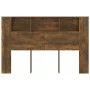 Mueble cabecero color roble ahumado 160x18,5x104,5 cm de vidaXL, Cabeceros y pies de cama - Ref: Foro24-817273, Precio: 63,91...