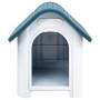 Caseta para perros polipropileno azul 59x75x66 cm de vidaXL, Casetas para perros - Ref: Foro24-152225, Precio: 74,48 €, Descu...