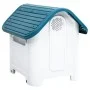 Caseta para perros polipropileno azul 59x75x66 cm de vidaXL, Casetas para perros - Ref: Foro24-152225, Precio: 75,92 €, Descu...