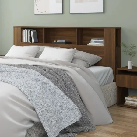 Armario cabecero marrón roble 200x18,5x104,5 cm de vidaXL, Cabeceros y pies de cama - Ref: Foro24-817281, Precio: 87,18 €, De...