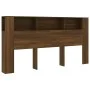 Armario cabecero marrón roble 200x18,5x104,5 cm de vidaXL, Cabeceros y pies de cama - Ref: Foro24-817281, Precio: 87,18 €, De...