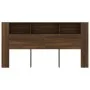 Armario cabecero marrón roble 200x18,5x104,5 cm de vidaXL, Cabeceros y pies de cama - Ref: Foro24-817281, Precio: 87,18 €, De...