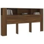 Armario cabecero marrón roble 200x18,5x104,5 cm de vidaXL, Cabeceros y pies de cama - Ref: Foro24-817281, Precio: 87,18 €, De...