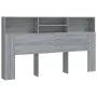 Möbel mit Kopfteil in Sonoma-Grau, 180 x 19 x 103,5 cm von vidaXL, Kopf- und Fußteile - Ref: Foro24-817256, Preis: 70,54 €, R...