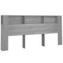 Möbel mit Kopfteil in Sonoma-Grau, 220 x 18,5 x 104,5 cm von vidaXL, Kopf- und Fußteile - Ref: Foro24-817283, Preis: 74,50 €,...