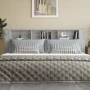 Mueble cabecero color gris Sonoma 220x18,5x104,5 cm de vidaXL, Cabeceros y pies de cama - Ref: Foro24-817283, Precio: 74,50 €...