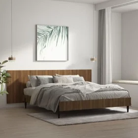 Wandkopfteil aus braunem Eichensperrholz, 240 x 1,5 x 80 cm von vidaXL, Kopf- und Fußteile - Ref: Foro24-816981, Preis: 69,54...