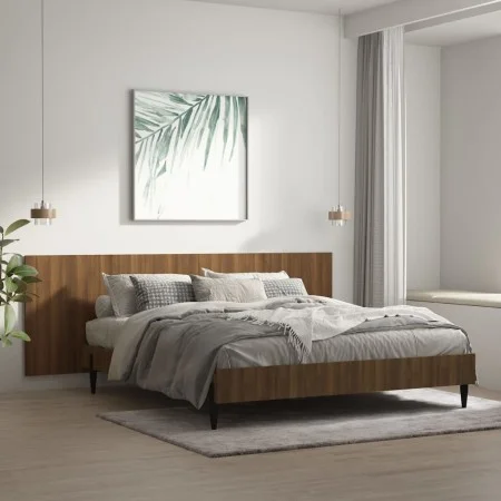 Wandkopfteil aus braunem Eichensperrholz, 240 x 1,5 x 80 cm von vidaXL, Kopf- und Fußteile - Ref: Foro24-816981, Preis: 69,54...