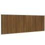 Wandkopfteil aus braunem Eichensperrholz, 240 x 1,5 x 80 cm von vidaXL, Kopf- und Fußteile - Ref: Foro24-816981, Preis: 69,54...