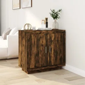Sideboard aus geräuchertem Eichensperrholz, 80 x 40 x 75 cm von vidaXL, Sideboards - Ref: Foro24-817234, Preis: 79,74 €, Raba...