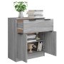 Aparador de madera contrachapada gris Sonoma 60x30x70 cm de vidaXL, Aparadores - Ref: Foro24-816992, Precio: 67,92 €, Descuen...