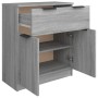 Aparador de madera contrachapada gris Sonoma 60x30x70 cm de vidaXL, Aparadores - Ref: Foro24-816992, Precio: 67,92 €, Descuen...