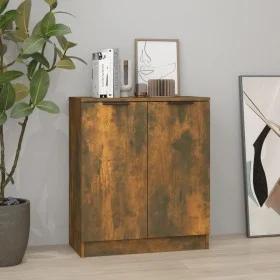 Sideboard aus geräuchertem Eichensperrholz, 60 x 30 x 70 cm von vidaXL, Sideboards - Ref: Foro24-816982, Preis: 58,73 €, Raba...