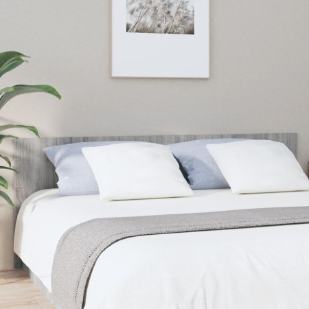 Cabecero de cama madera contrachapada gris Sonoma 200x1,5x80 cm de vidaXL, Cabeceros y pies de cama - Ref: Foro24-816977, Pre...