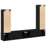 Conjunto de mueble de TV 6 pcs Roble Negro Madera de ingeniería en Muebles TV | Comprar online en Foru.es