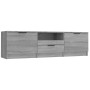 Mueble de TV madera contrachapada gris Sonoma 140x35x40 cm de vidaXL, Muebles TV - Ref: Foro24-817112, Precio: 95,43 €, Descu...