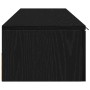 Mueble de pared con cajón 2 pcs Roble Negro 68 x 30 x 20 cm en Estanterías | Comprar online en Foru.es
