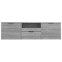 Mueble de TV madera contrachapada gris Sonoma 140x35x40 cm de vidaXL, Muebles TV - Ref: Foro24-817112, Precio: 95,43 €, Descu...