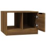 Mesa de centro madera contrachapada roble marrón 50x50x36 cm de vidaXL, Mesas de centro - Ref: Foro24-817077, Precio: 40,41 €...