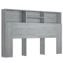 Mueble cabecero color gris Sonoma 160x19x103,5 cm de vidaXL, Cabeceros y pies de cama - Ref: Foro24-817253, Precio: 67,49 €, ...