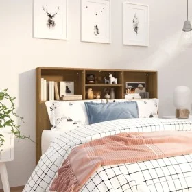 Oak brown headboard furniture 120x19x103.5 cm by vidaXL, Headboards and footboards - Ref: Foro24-817248, Price: 61,82 €, Disc...