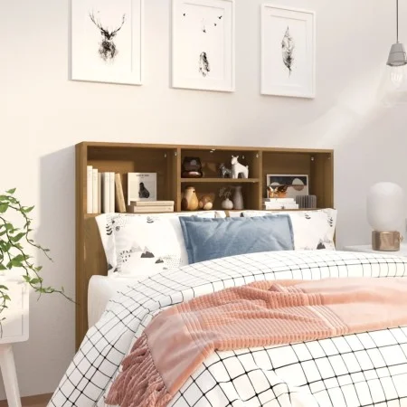 Oak brown headboard furniture 120x19x103.5 cm by vidaXL, Headboards and footboards - Ref: Foro24-817248, Price: 61,82 €, Disc...