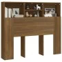 Oak brown headboard furniture 120x19x103.5 cm by vidaXL, Headboards and footboards - Ref: Foro24-817248, Price: 61,82 €, Disc...