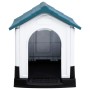 Caseta para perros polipropileno azul 57x68x66 cm de vidaXL, Casetas para perros - Ref: Foro24-152227, Precio: 84,98 €, Descu...