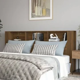 Brown oak headboard furniture 220x18.5x104.5 cm by vidaXL, Headboards and footboards - Ref: Foro24-817284, Price: 76,44 €, Di...