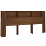 Mueble cabecero color roble marrón 220x18,5x104,5 cm de vidaXL, Cabeceros y pies de cama - Ref: Foro24-817284, Precio: 77,42 ...