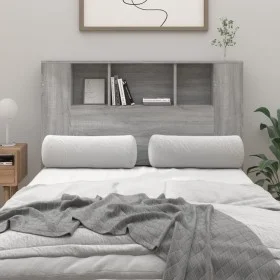 Möbel mit Kopfteil in Sonoma-Grau, 120 x 18,5 x 102,5 cm von vidaXL, Kopf- und Fußteile - Ref: Foro24-817268, Preis: 56,08 €,...